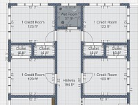 One Credit Room Layout Example