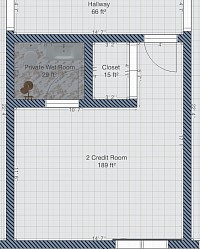 Two Credit Room Layout Example