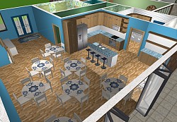 Logos Nostos House, Kitchen and Dining Facilities Overview