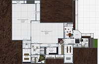 Logos Nostos House, Lower Level Floor Plan