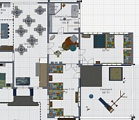 Logos Nostos House, Main Level Dependent Wing Floor Plan