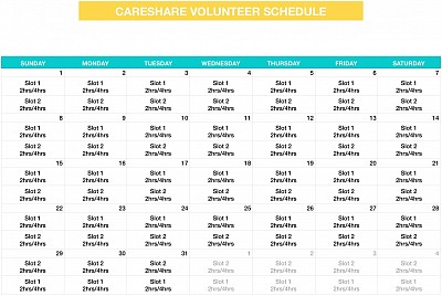 MealShare Volunteer Schedule Template