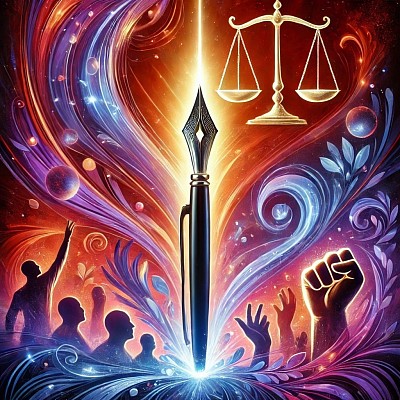 image symbolizing a dynamic and evolving justice system rooted in empathy